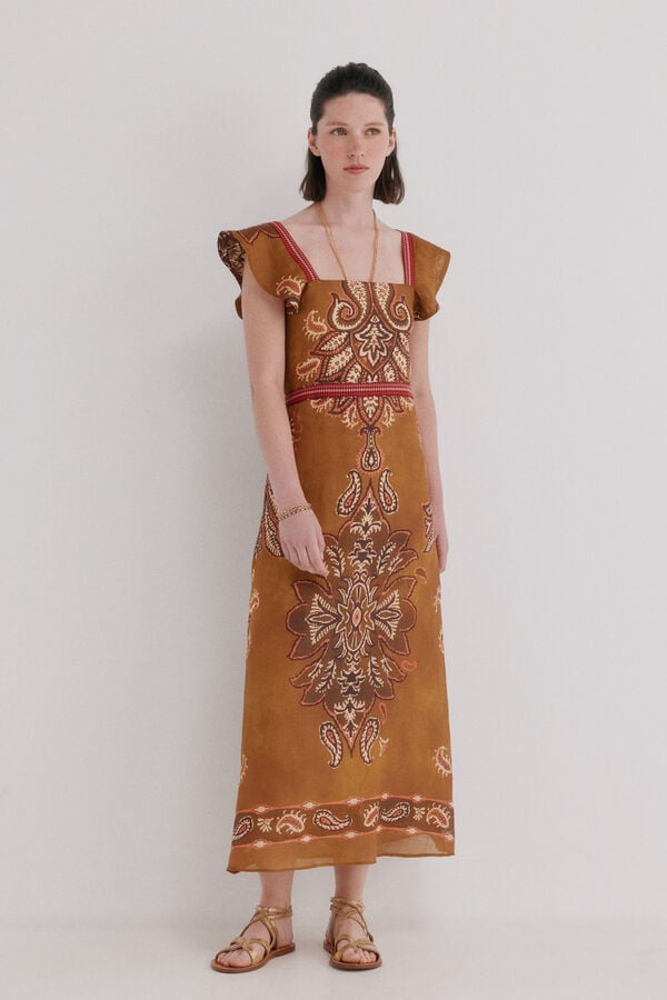 Hoss Intropia Adelina. Vestido de algod&oacute;n Multicolor