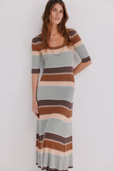 Hoss Intropia Aria. Vestido de malha Multicolorido