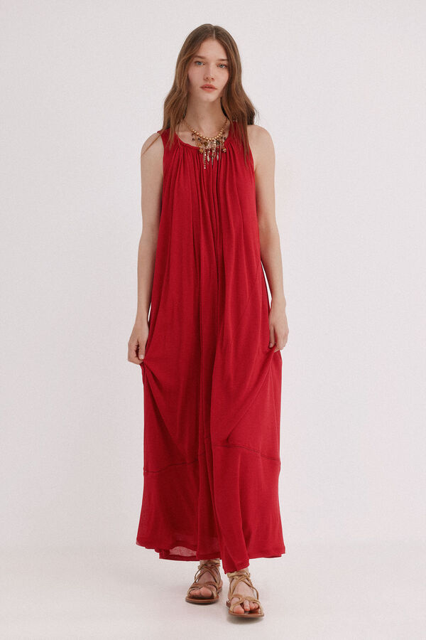 Hoss Intropia Arlet. Vestido largo rojo