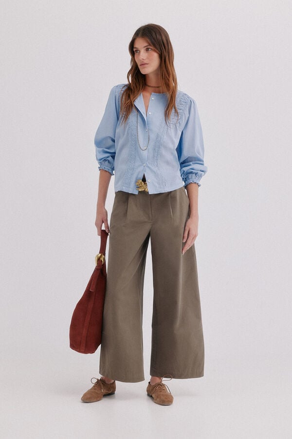 Hoss Intropia Caelia. Blusa fluida Azul