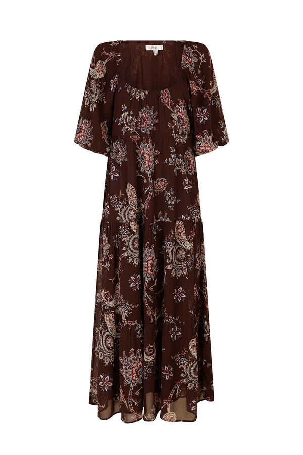 Hoss Intropia Adela. Vestido estampado Castanho