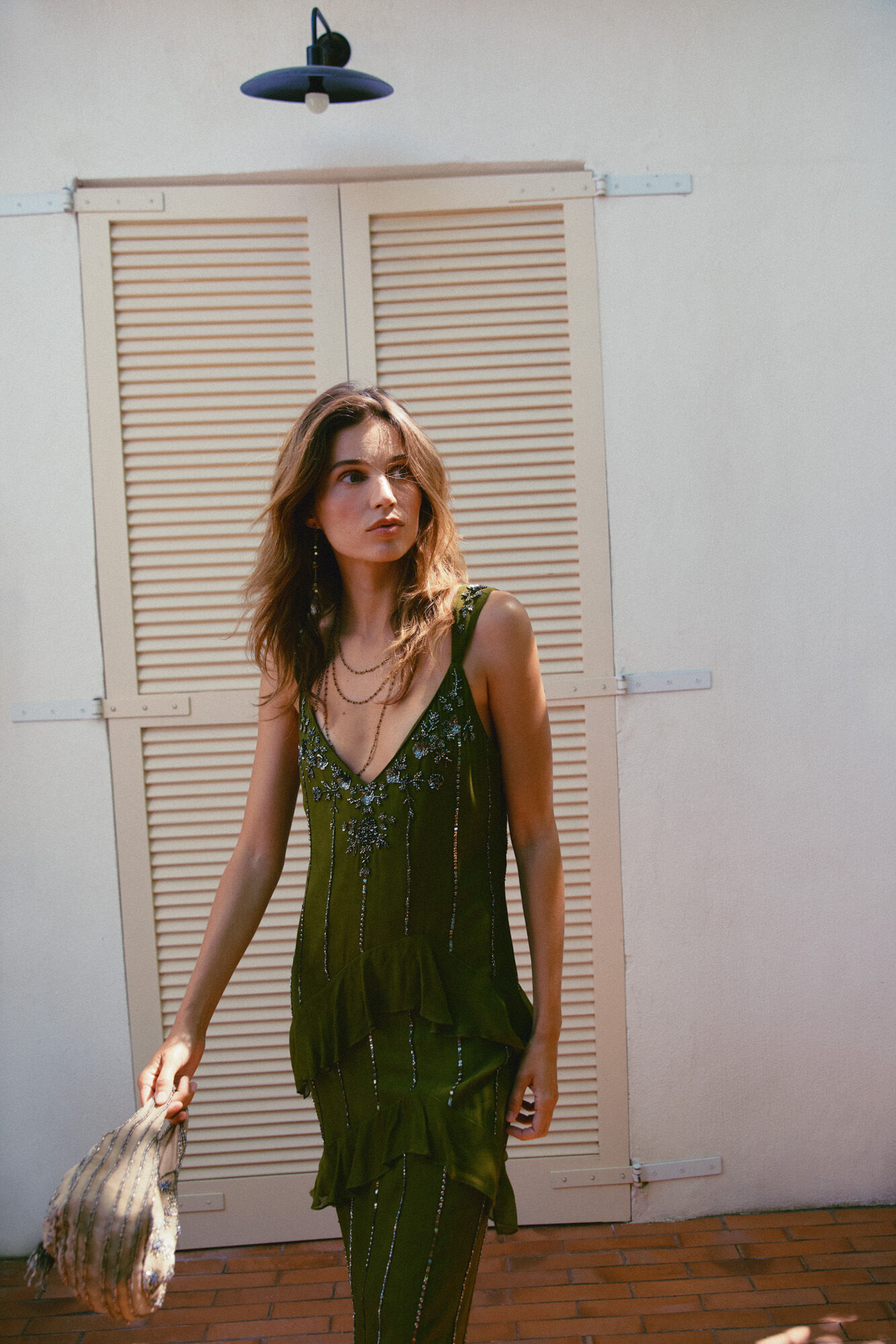 Hoss Intropia Aurore.Vestido missangas