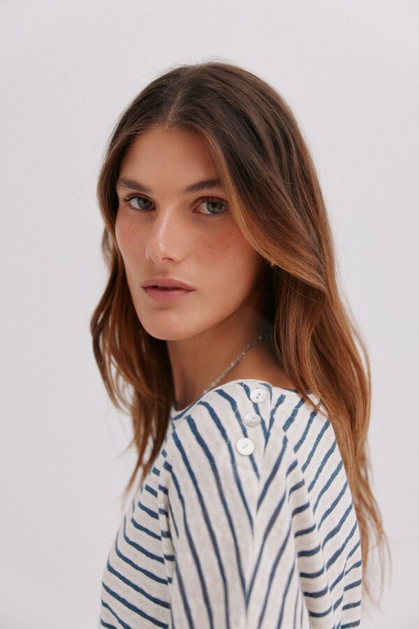 Hoss Intropia Monique. T-shirt curta Azul
