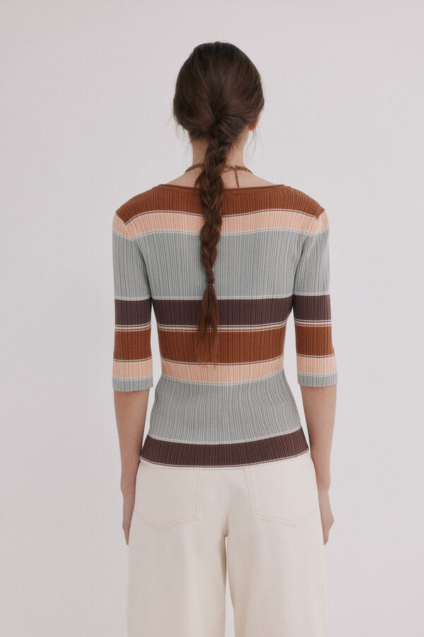 Hoss Intropia Top de riscas Multicolorido
