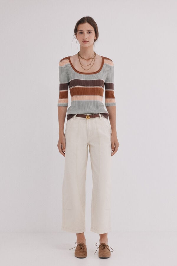 Hoss Intropia Top de riscas Multicolorido