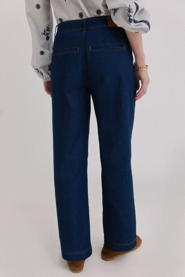 Hoss Intropia Bridget. Vaqueros rectos Azul marino