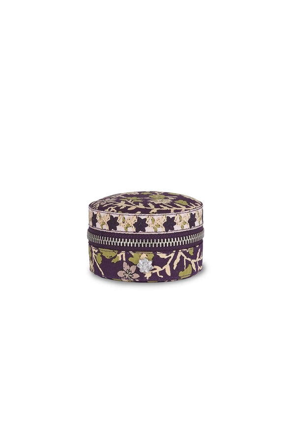 Hoss Intropia Leni. Joyero circular con print Multicolor