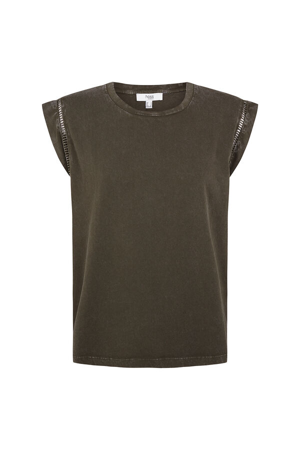 Hoss Intropia Mafi. T-shirt gola redonda Verde