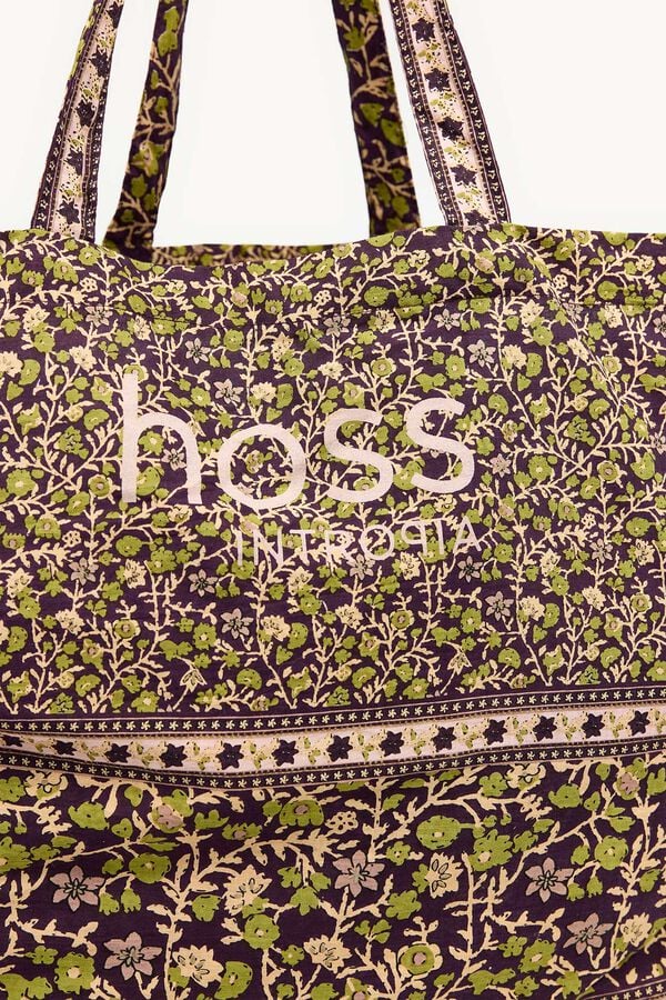 Hoss Intropia Naomi. Bolsa estampada algod&oacute;n Multicolor