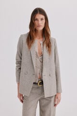 Hoss Intropia Eleanor. Blazer cruzada Marfil