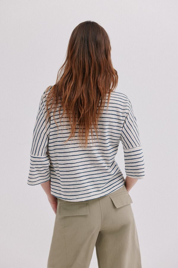 Hoss Intropia Monique. T-shirt curta Azul
