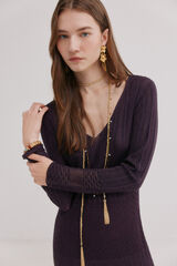 Hoss Intropia Ada. Vestido calado Morado