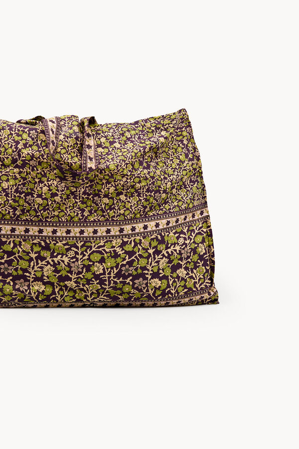 Hoss Intropia Naomi. Bolsa estampada algod&oacute;n Multicolor