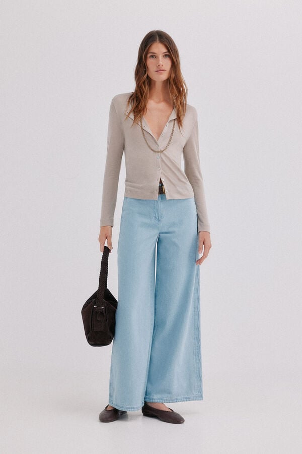 Hoss Intropia Brianna. Denim recto Azul
