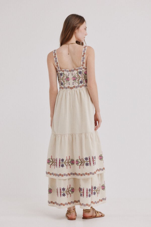 Hoss Intropia Arianna.Vestido midi Castanho