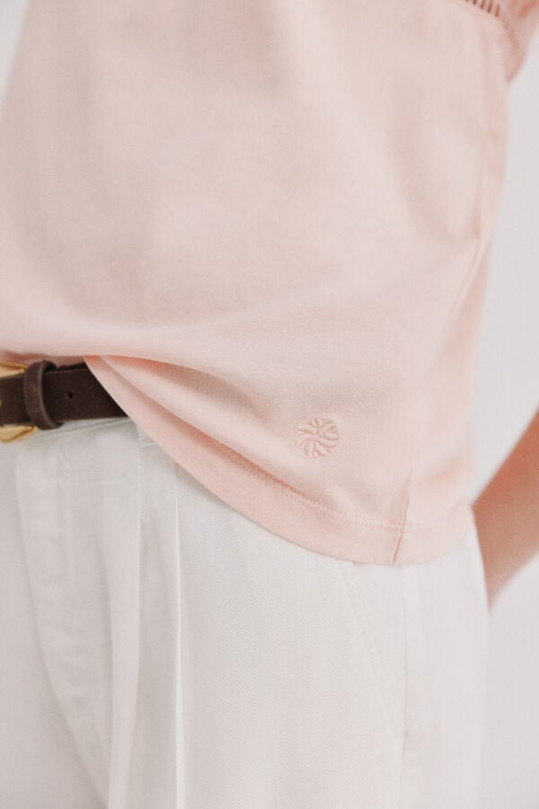 Hoss Intropia Mafi. Camiseta escote redondo Rosa