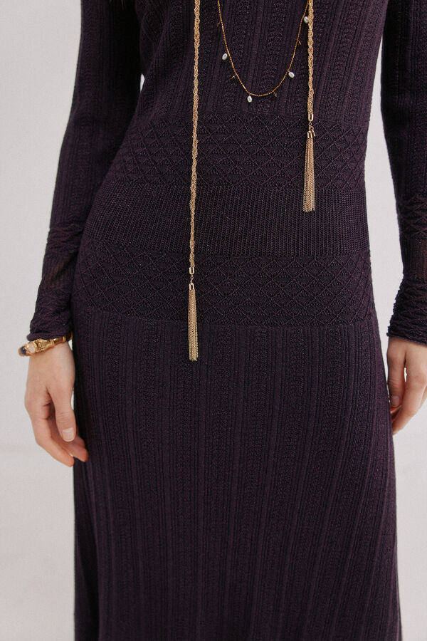 Hoss Intropia Ada. Vestido calado Morado