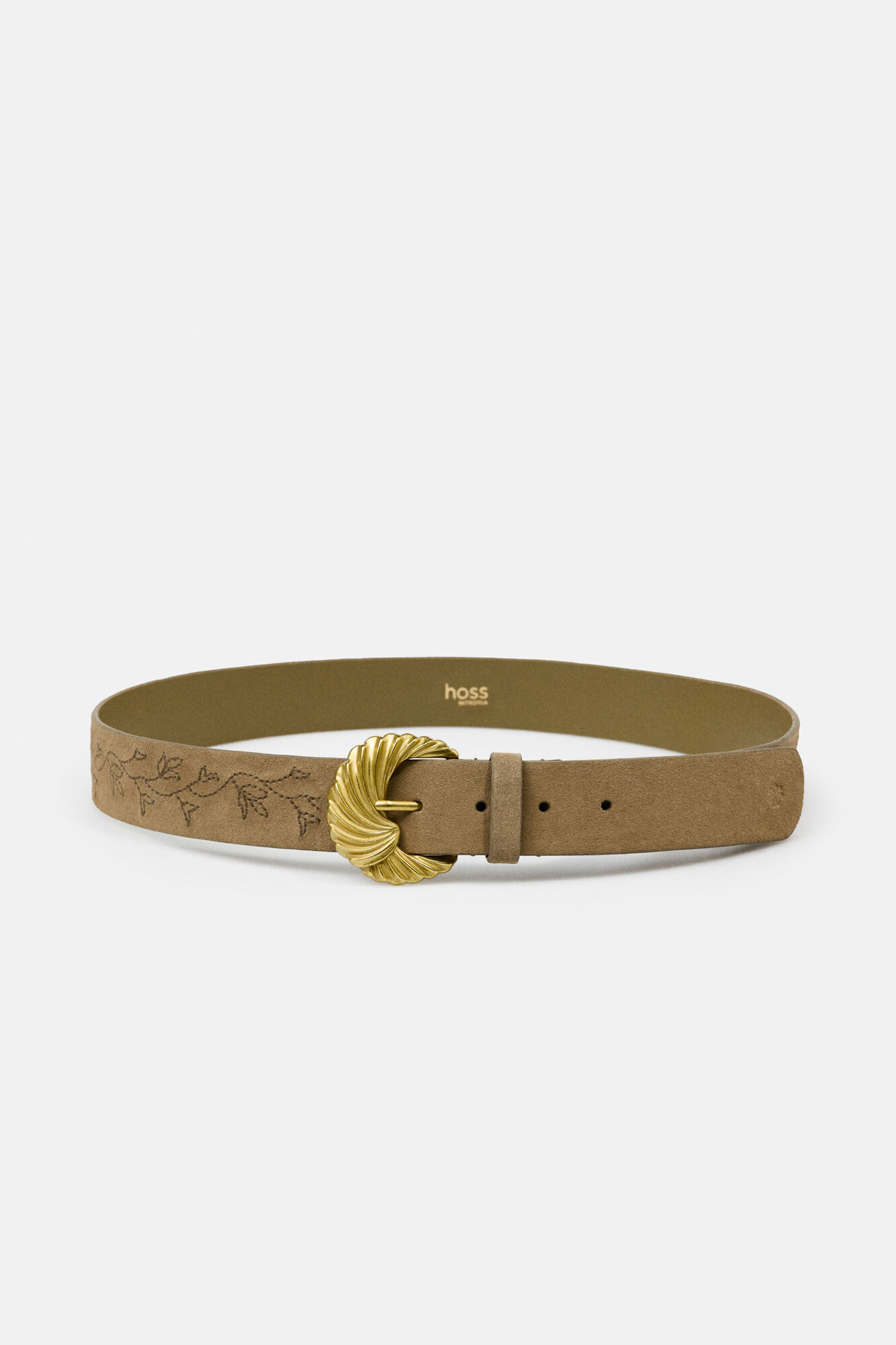 Hoss Intropia Laura. Cinto em croute com pespontos