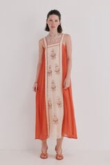 Hoss Intropia Asela. Vestido con abalorios Coral
