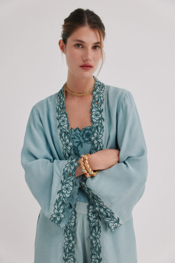 Hoss Intropia Katrina. Kimono largo Turquesa