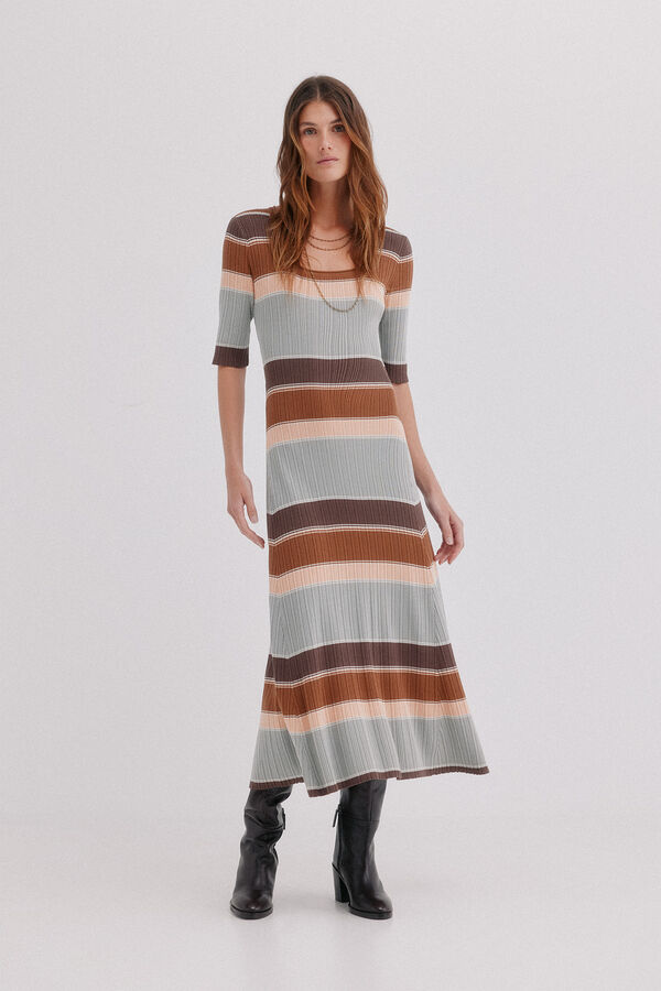 Hoss Intropia Aria. Vestido de malha Multicolorido