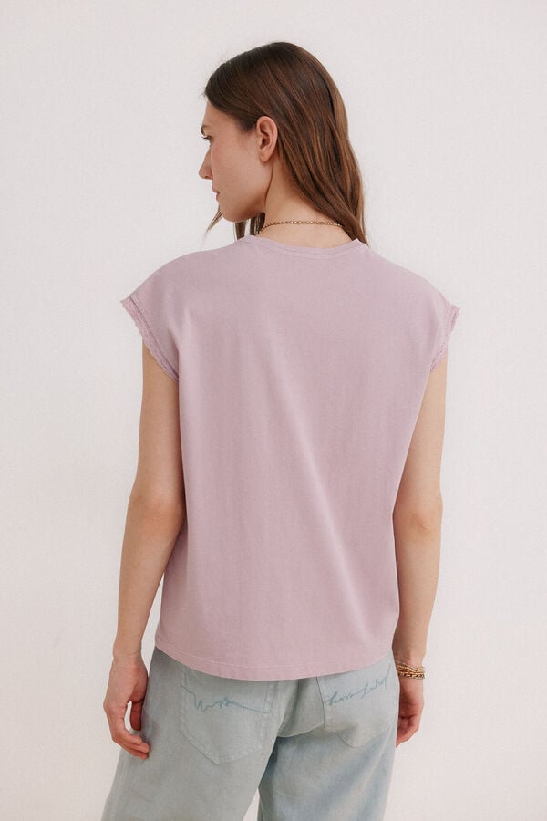 Hoss Intropia Momo. T-shirt lavada Roxo