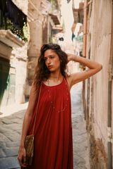 Hoss Intropia Arlet. Vestido largo rojo