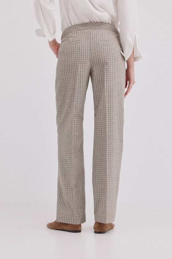 Hoss Intropia Presley. Cal&ccedil;a de riscas Ecru