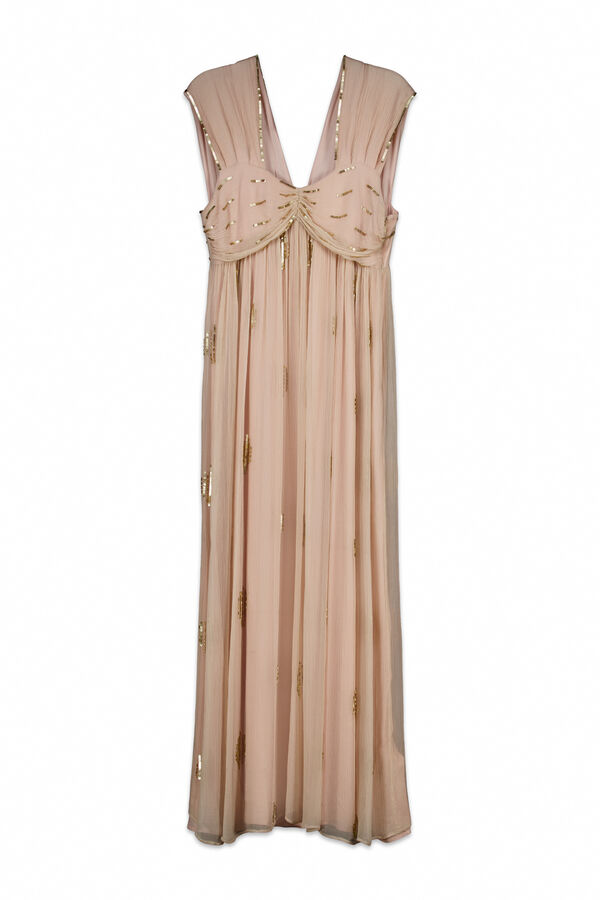 Hoss Intropia Aurora. Vestido bordado Subiu