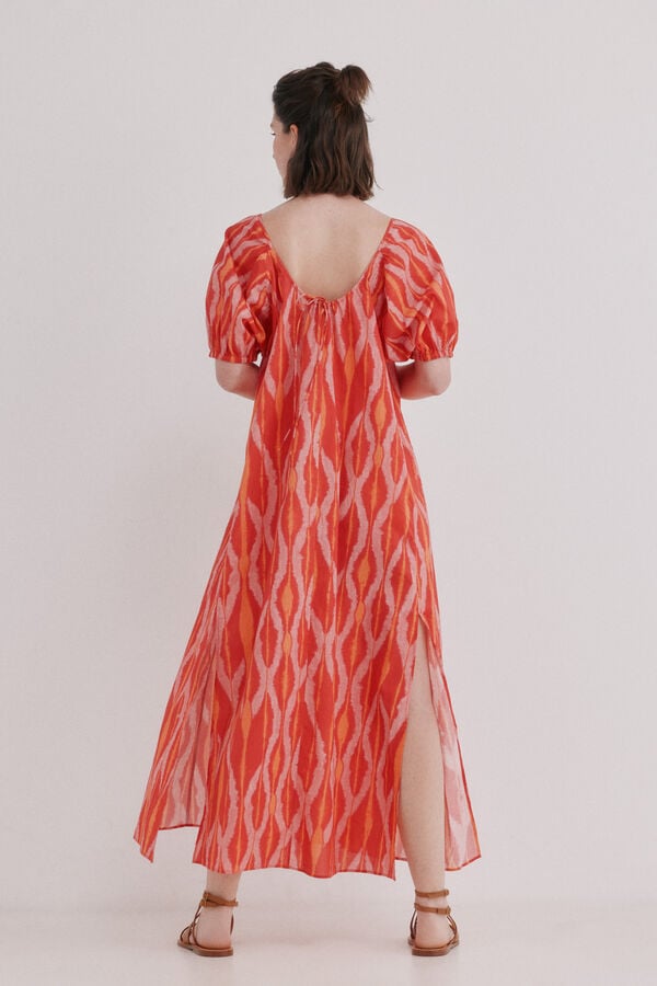 Hoss Intropia Aida. Vestido midi estampado Multicolor