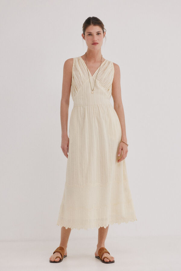 Hoss Intropia Adeline. Vestido fluido Amarillo