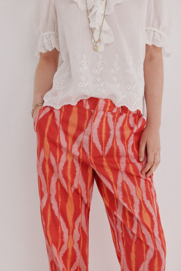 Hoss Intropia Perla. Cal&ccedil;as fluidas estampadas Multicolorido