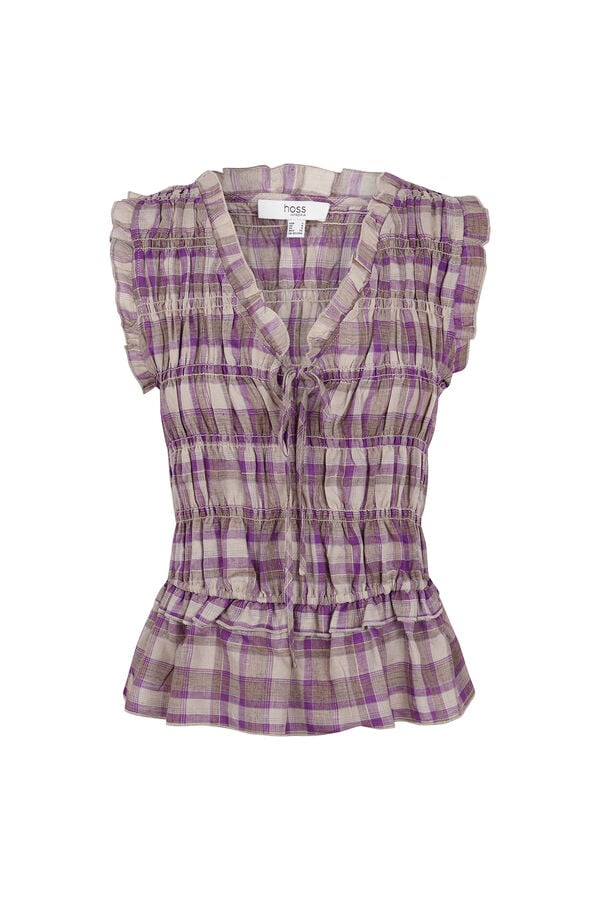 Hoss Intropia Galilea. Top xadrez Roxo