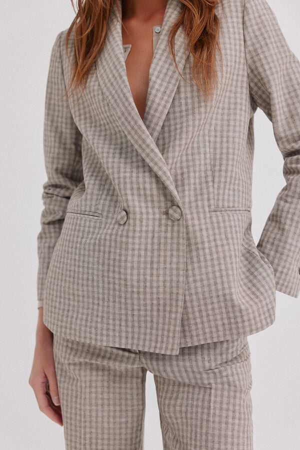 Hoss Intropia Eleanor. Blazer cruzada Marfil