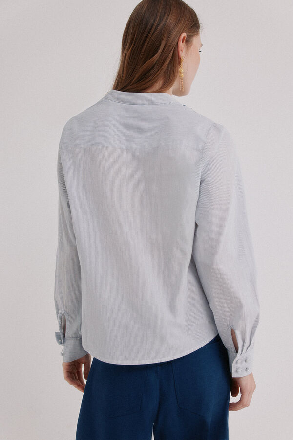 Hoss Intropia Carmen. Blusa manga larga Azul