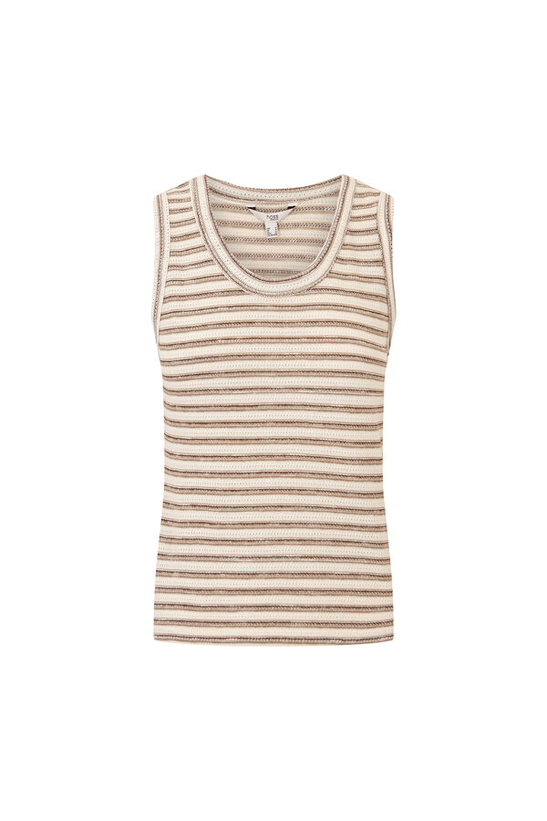 Hoss Intropia Melani. T-shirt multicolor Ecru