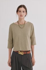 Hoss Intropia Marie. Camiseta lavada Marron