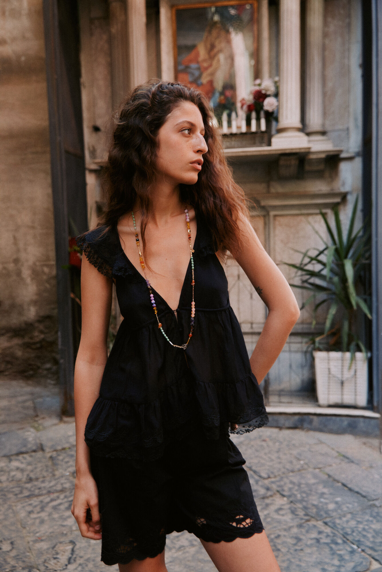 Hoss Intropia Celeste. Blusa fluida