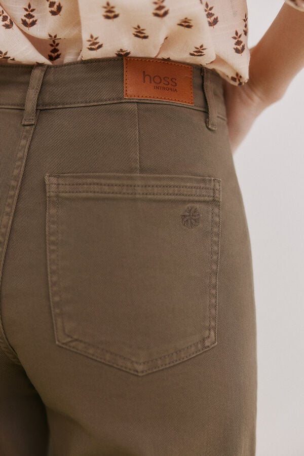 Hoss Intropia Belle. Jeans tiro alto Marron
