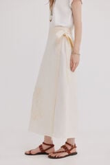 Hoss Intropia Renata. Falda cruzada Beige