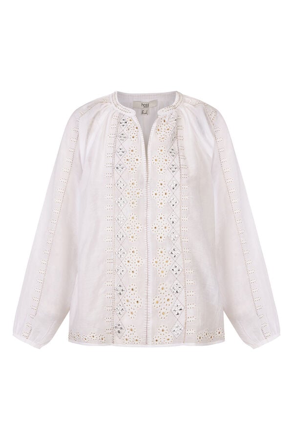 Hoss Intropia Constance. Blusa de manga comprida Branco