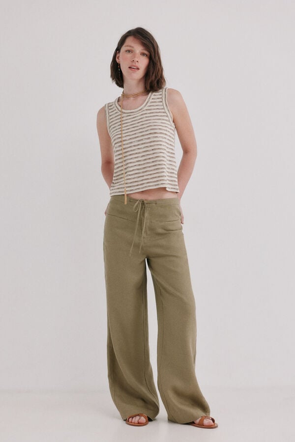 Hoss Intropia Pierina. Cal&ccedil;a fluida Verde