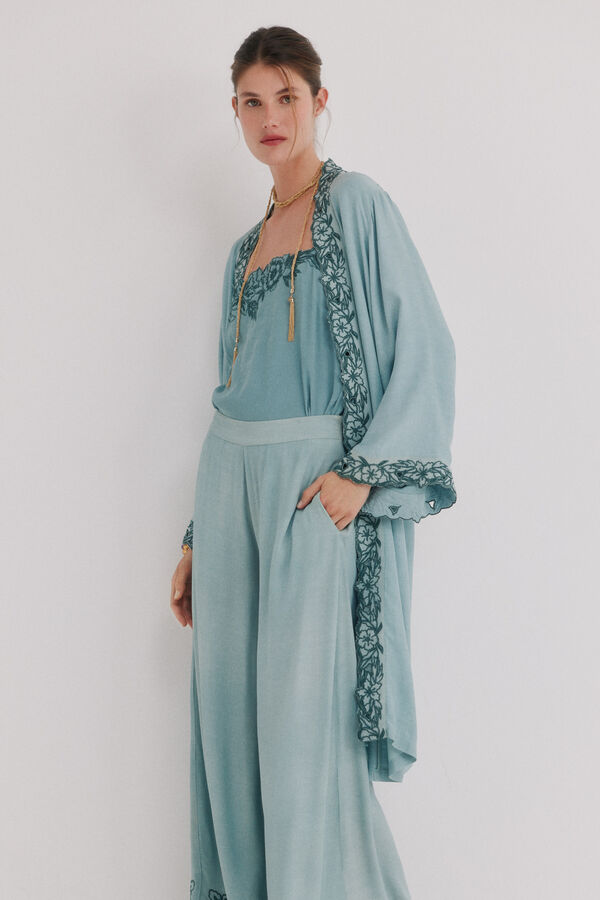 Hoss Intropia Katrina. Kimono largo Turquesa