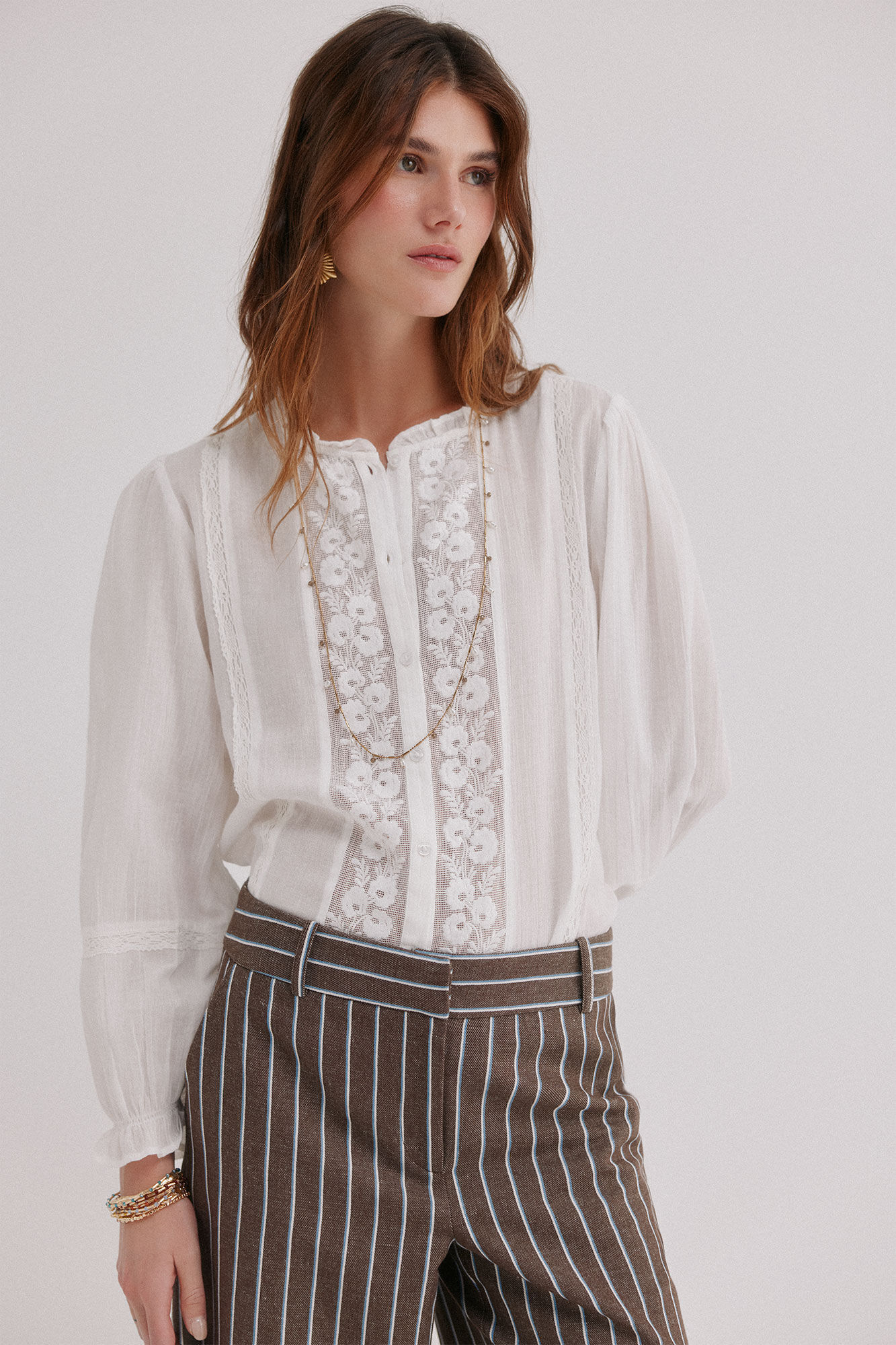 Hoss Intropia Caridad. Blusa rom&aacute;ntica
