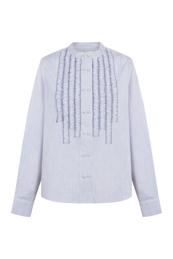Hoss Intropia Carmen. Blusa manga larga Azul