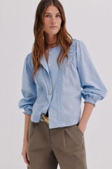 Hoss Intropia Caelia. Blusa fluida Azul