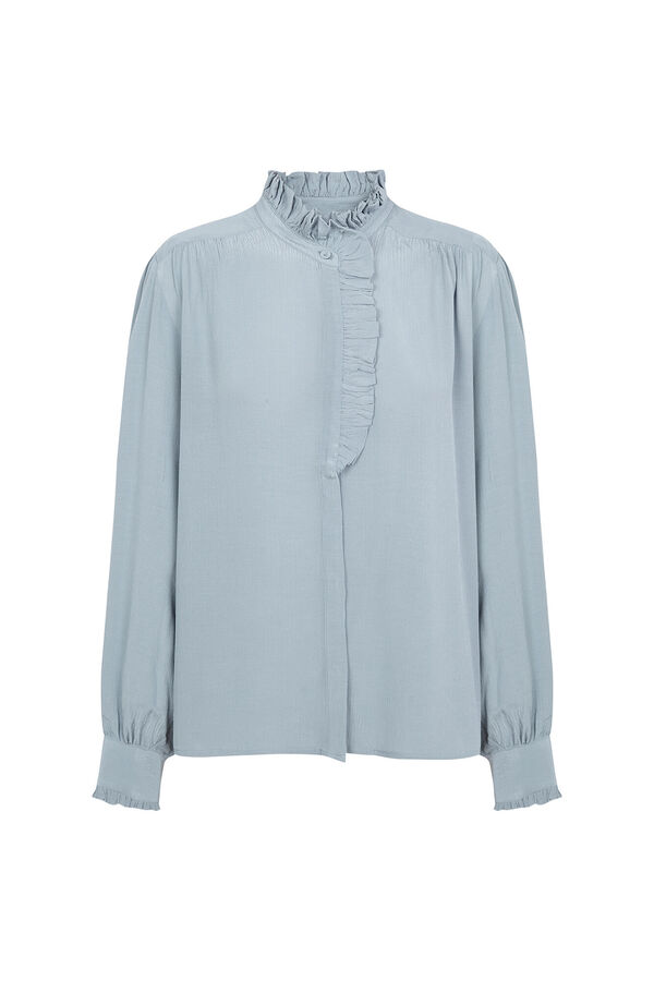 Hoss Intropia Carlota. Blusa rom&aacute;ntica Azul