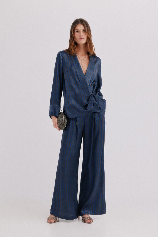 Hoss Intropia Eloise. Blazer fluida Azul