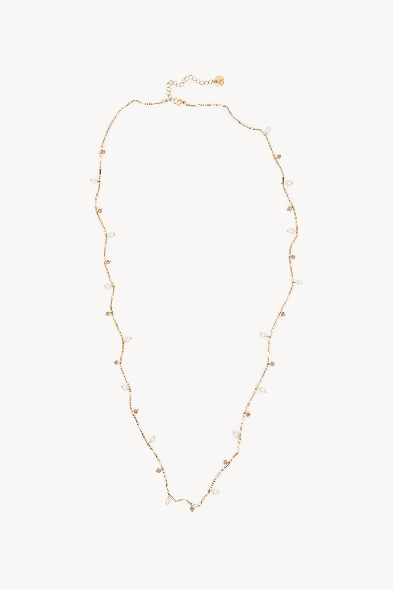 Hoss Intropia Lena. Collar Perlitas Blancas