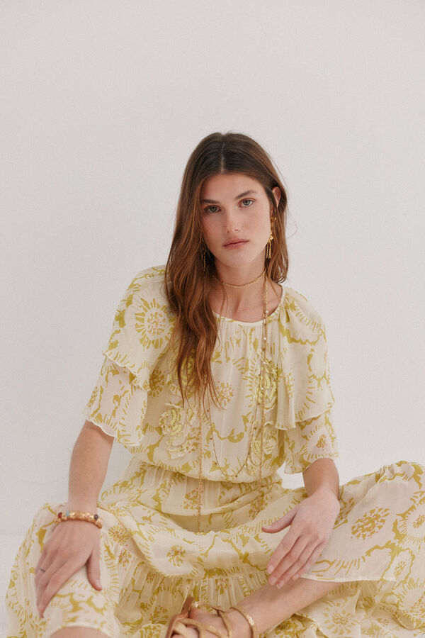 Hoss Intropia Alisha. Vestido comprido fluido Multicolorido